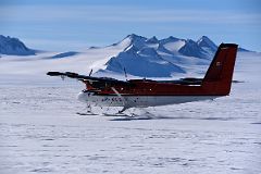 01C Kenn Borek Air Twin Otter Airplane Taxiing For Takeoff At Union Glacier Camp Antarctica To Mount Vinson Base Camp.jpg